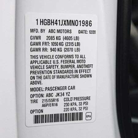 Is an Information Sticker Required When Selling a Car?